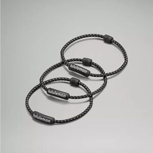 Lululemon Silicone Hair Ties (3 pack) NWT